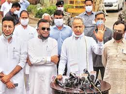 Rajasthan government has decided to impose strict lockdown for 15 days starting from april 19 till may 3. Impose Lockdown In An Area If Coronavirus Cases Rises Rajasthan Cm Gehlot Business Standard News