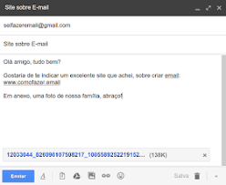 enviar um e mail pelo gmail