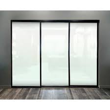 3 Panel Glass Room Divider The
