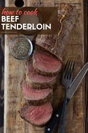 how to cook beef tenderloin oven