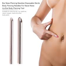 Pull the needle out at the same angle it went in. Ear Nose Piercing Needles Sterile Body Piercing Needles For Navel Nose Lip Ear Body Piercing Tool Buy At A Low Prices On Joom E Commerce Platform