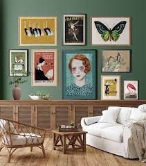 Eclectic Gallery Wall Set Of 9 Wall