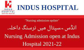 indus hospital nursing admission 2021