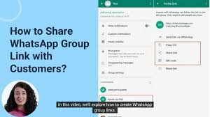 how to share whatsapp group link with