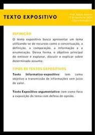 texto expositivo português