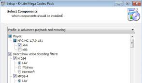 Basic , standard , full , mega as well as the latest update. K Lite Mega Codec Pack Download