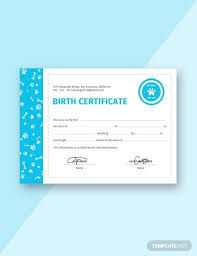 Fill birth certificate maker, edit online. Sample Pet Birth Certificate Template Free Jpg Google Docs Illustrator Indesign Word Apple Pages Psd Publisher Template Net