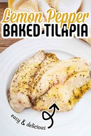 easy baked tilapia with lemon pepper