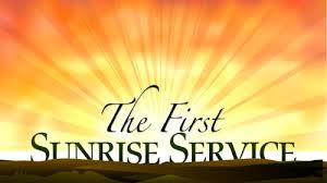 Church Powerpoint Template Easter Sunrise Service