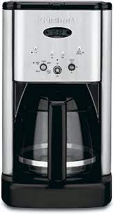 This unit uses a patented heater to brew hotter coffee without compromising the flavor. Cuisinart Dcc 1200 Brew Central 12 Cup Programmable Coffeemaker Black Brushed Metal Amazon De Home Kitchen