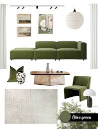decor with olive green furniture