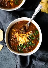 slow cooker taco lentil soup
