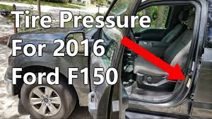 How Much Air Pressure To Put In The Tires Ford F150