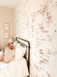 Diy Faux Brick Accent Wall 3 Simple