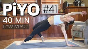 40 min piyo full body workout yoga