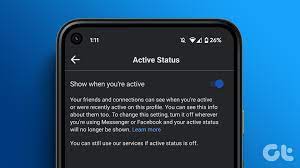 turn off active status on facebook