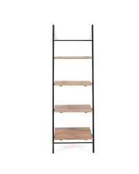 Available in 3 finishes, oak, oak/white & natural. Claret Iron Mango Wood Ladder Shelf Black Natural Wood Bis Zu 70 Afound