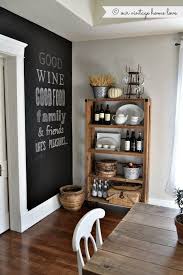 This diy project is a great kitchen decor idea. Chalkboard Wall Decor