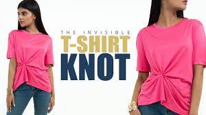 t shirt knot glamrs style hack