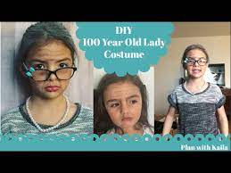 diy 100 years old lady costume you