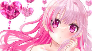 pink anime wallpapers background