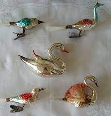 bird ornaments vintage