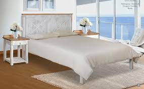 Wooden Bed Frame Nautical Queen The