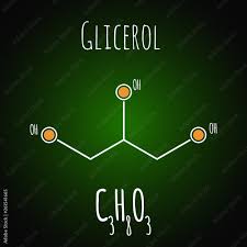 structural chemical formula of glycerol