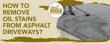 Laundry detergent is widely used for oil stains. How To Remove Oil Stains From Asphalt Driveways Detailed Answer