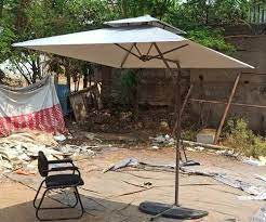 Garden Side Patio Umbrella Canopy Size