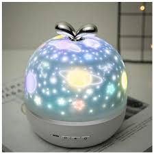 Reactionnx Multi Function Projection Night Light Projection Night Light Music Kids Usb Charging Starry Romantic Rotating Bedroom Light For Kids Baby Bedroom Walmart Com Walmart Com