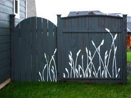 backyard fence painting painting inspired