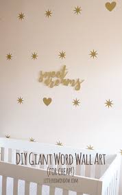 Diy Giant Word Wall Art For