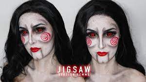 jigsaw halloween makeup by indy you