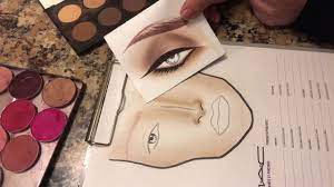 how to use makeup artist face charts