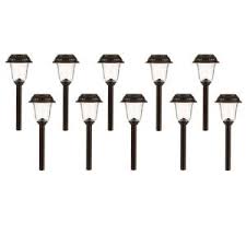 Yes, home depot sells a variety of solar powered outdoor lights. Solar Pathway Lights Landscape Lighting The Home Depot