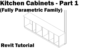 revit tutorial kitchen cabinet part