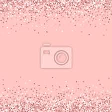 Pink Gold Glitter Borders With Pink