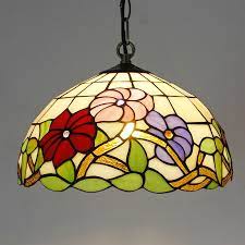 12 034 Hanging Lamp Tiffany Stained