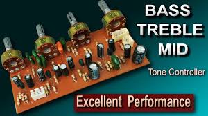 To build this circuit, please download the kit manual document from velleman. Make Bass Treble Midrange Stereo Tone Control Circuit Using Transistor No 4558 Ne5532 Lm324 Ic Youtube