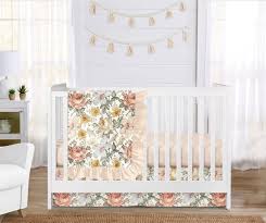 Baby Girl Crib Bedding Set Fl
