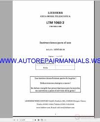 Liebherr Ltm Cranes All Models Full Shop Manual Dvd Auto