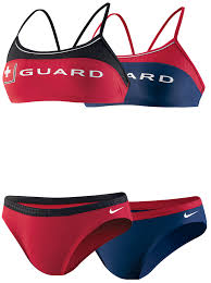 Nike Lifeguard Sport Top 2 Piece Swimsuit Tfss0048 Female