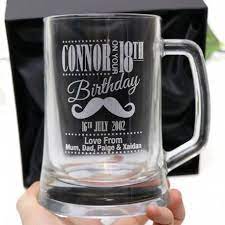 Personalised Engraved Beer Mug Birthday
