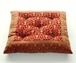 indian sari floor cushions 24x24