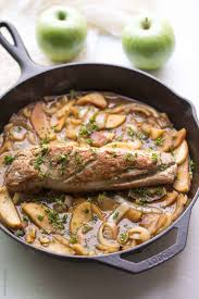 apple onion braised pork tenderloin