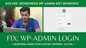 can t access wp admin login page