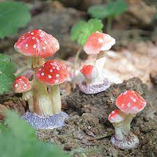 diy mushroom miniature red mushroom