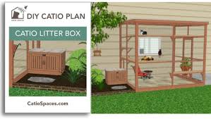 Diy Catio Plan Outdoor Litter Box Diy