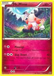 Mime has been featured on 24 different cards since it debuted in the jungle expansion of the pokémon trading card game. Amazon Com Pokemon Mr Mime 91 146 Xy Toys Games